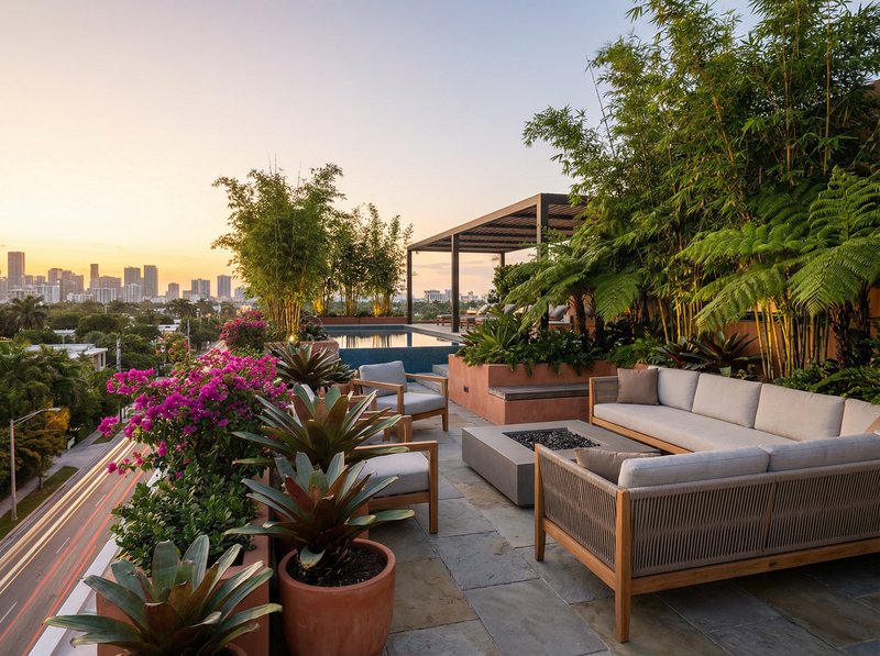 海角社区屋顶花园视频